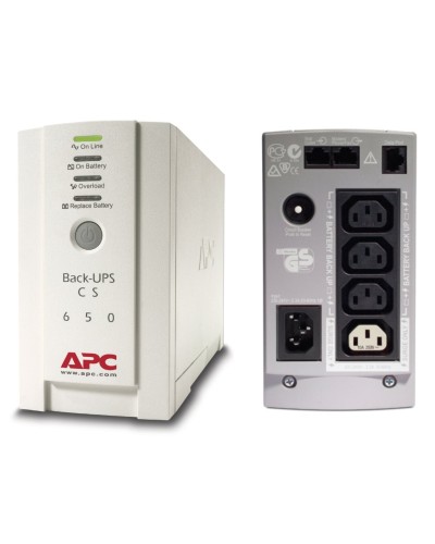 BK650EI APC Back-UPS 650 ВА. Источник бесперебойного питания. APC в Тюмени