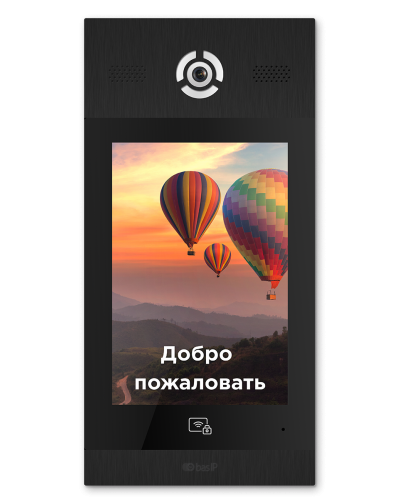 AA-14FB BLACK. Вызывная панель подъездного IP-домофона. BAS-IP в Тюмени
