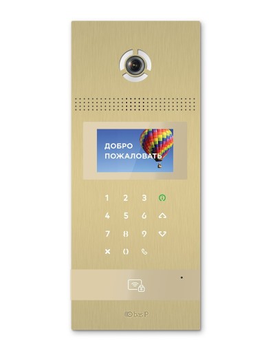 AA-12FB GOLD. Вызывная панель подъездного IP-домофона. BAS-IP в Тюмени