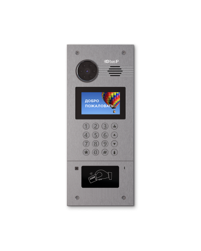 AA-07FB SILVER. Вызывная панель IP-домофона. BAS-IP в Тюмени