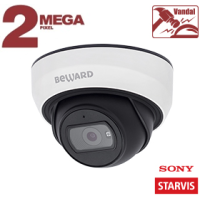 SV2012DBS (2,8 мм). Видеокамера IP купольная. Beward