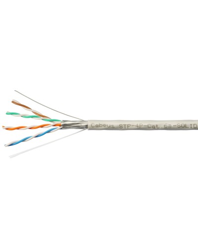 STP-4P-Cat.6a-SOLID-IN-PVC (7196c). Кабель «витая пара» (LAN) для структурированных систем связи. CABEUS в Тюмени