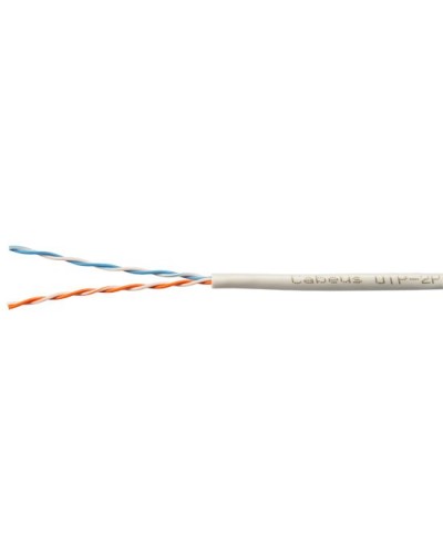 UTP-2P-Cat.5e-SOLID-LSZH-GY-LIGHT-100 (11079c-5). Кабель «витая пара» (LAN) для структурированных систем связи. CABEUS в Тюмени