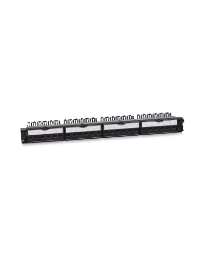 PL-24-KJ-RJ45-Cat.6-180T (11831c): Патч-панель 19" (1U), 24 порта RJ-45, категория 6, с задним кабельным организатором в Тюмени