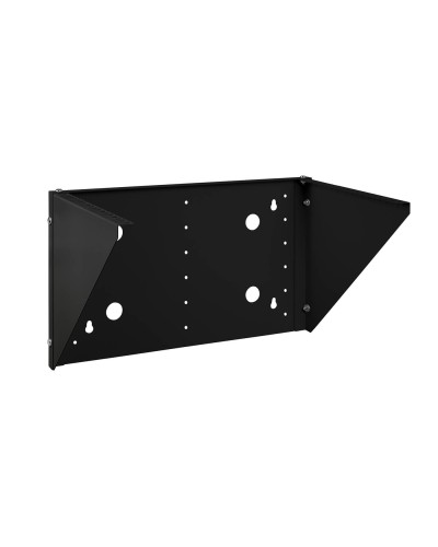 NC-6U-V-BK (12027c). Кронштейн настенный вертикальный 19 6U, цвет черный. CABEUS в Тюмени