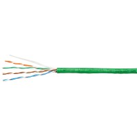 UTP-4P-Cat.5e-SOLID-LSZH-GN-100 (9779c-5). Кабель «витая пара» (LAN) для структурированных систем связи. CABEUS