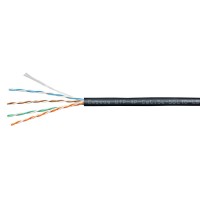 UTP-4P-Cat.5e-SOLID-LSZH-BK (9781c). Кабель «витая пара» (LAN) для структурированных систем связи. CABEUS