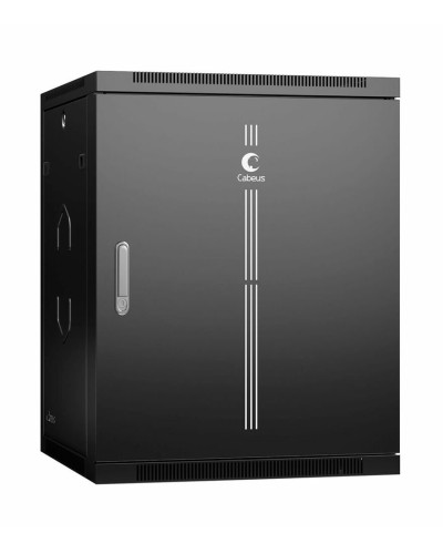 SH-05F-15U60/35m-R-BK (10759c). Шкаф телекоммуникационный 19 настенный 15U. CABEUS в Тюмени
