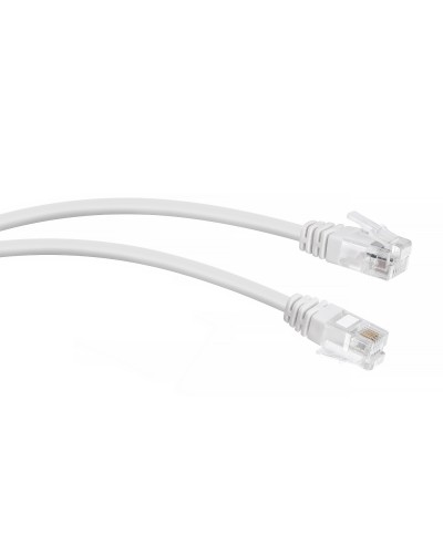PC-TEL-RJ12-3m (7890c), белый. Патч-корд медный. CABEUS в Тюмени