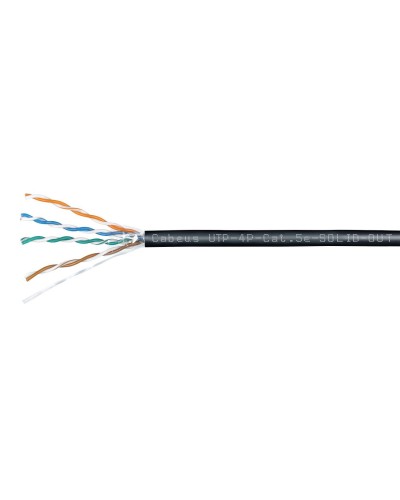 UTP-4P-Cat.5e-SOLID-OUT-LSZH-UV (7172c). Кабель «витая пара» (LAN) для структурированных систем связи. CABEUS в Тюмени