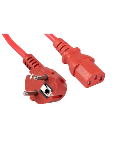 PC-186-VDE-1.8M-RD (12020c). Кабель питания. CABEUS в Тюмени