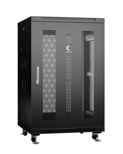 ND-05C-18U60/80-BK (8562c). Шкаф телекоммуникационный 19 напольный 18U. CABEUS в Тюмени