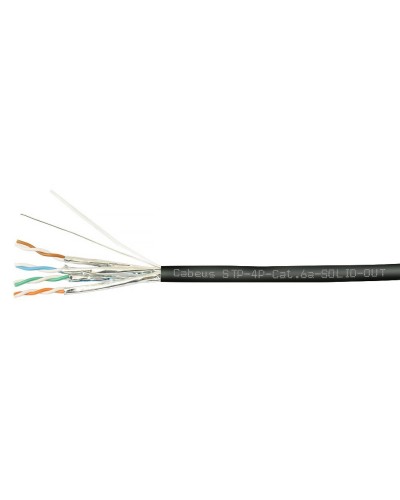 STP-4P-Cat.6a-SOLID-OUT-LSZH-UV (7198c). Кабель «витая пара» (LAN) для структурированных систем связи. CABEUS в Тюмени