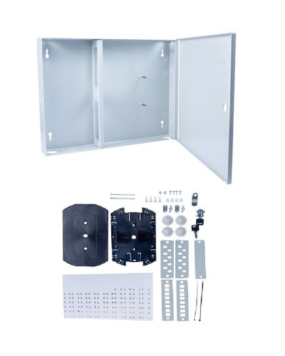 FO-WL-16-SC/2LC/FC/ST-FP-K (12302c). Бокс оптический настенный. CABEUS в Тюмени