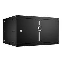 WSC-05D-6U55/45m-BK (10174c). Шкаф телекоммуникационный 19 настенный 6U. CABEUS