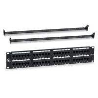 PL-48-Cat.5e-Dual (7001c): Патч-панель 19"