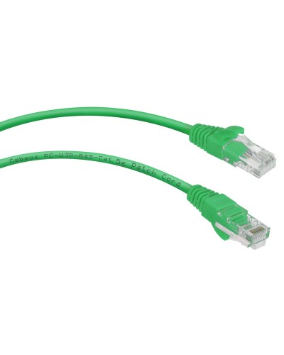PC-UTP-RJ45-Cat.5e-0.5m-GN (7667c), зелёный. Патч-корд медный. CABEUS в Тюмени