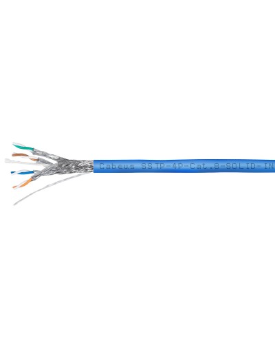 SSTP-4P-Cat.8-SOLID-IN-LSZH-BL (7750c). Кабель «витая пара» (LAN) для структурированных систем связи. CABEUS в Тюмени