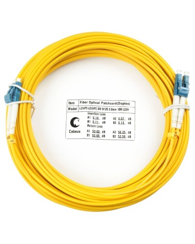 FOP(d)-9-LC-LC-1,5m (7514c). Патч-корд оптический. CABEUS в Тюмени