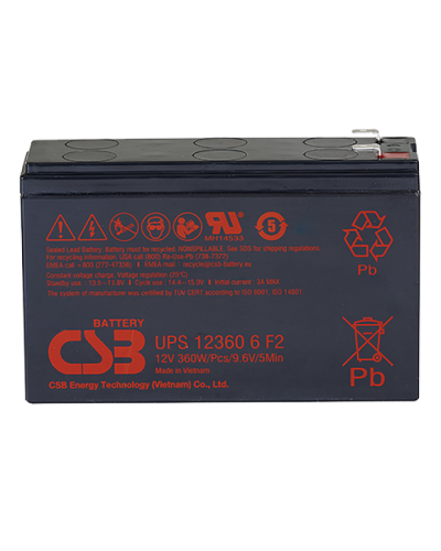 CSB UPS 123606. Аккумулятор герметичный свинцово-кислотный. CSB в Тюмени