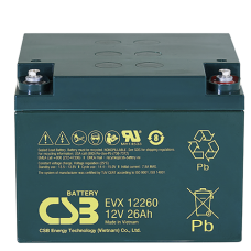CSB EVX 12260. Аккумулятор герметичный свинцово-кислотный. CSB