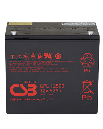 CSB GPL 12520. Аккумулятор герметичный свинцово-кислотный. CSB в Тюмени