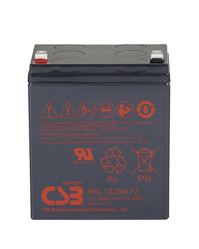 CSB HRL 1225W. Аккумулятор герметичный свинцово-кислотный. CSB в Тюмени
