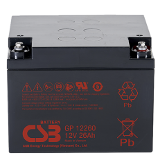 CSB GP 12260. Аккумулятор герметичный свинцово-кислотный. CSB