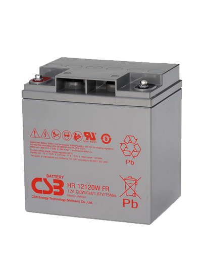CSB HR 12120W FR. Аккумулятор герметичный свинцово-кислотный. CSB в Тюмени