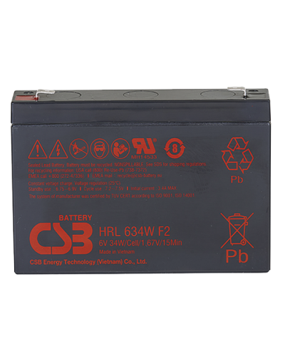 CSB HRL 634W FR. Аккумулятор герметичный свинцово-кислотный. CSB в Тюмени