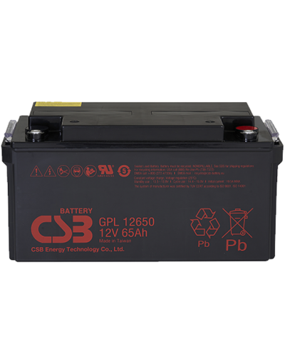 CSB GPL 12650. Аккумулятор герметичный свинцово-кислотный. CSB в Тюмени