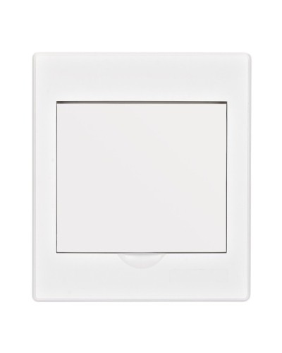 Корпус ЩРН-П 4 модуля IP41 навесной белая дверь (31084DEK). Корпус пластиковый. DEKraft в Тюмени