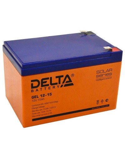 Delta GEL 12-15. Аккумулятор герметичный свинцово-кислотный. Delta в Тюмени