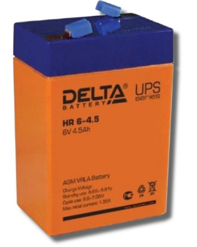 Delta HR 6-4.5. Аккумулятор герметичный свинцово-кислотный. Delta в Тюмени