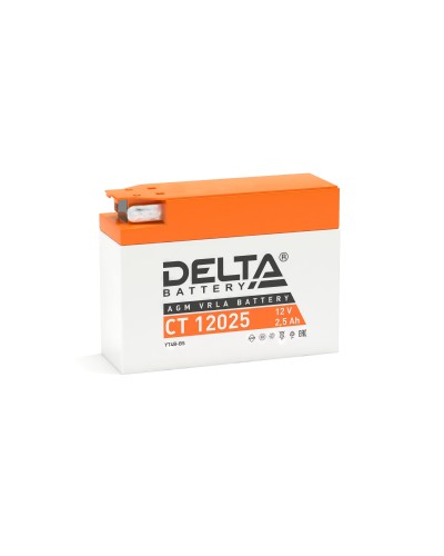 Delta CT 12025. Аккумулятор герметичный свинцово-кислотный стартерный. Delta в Тюмени