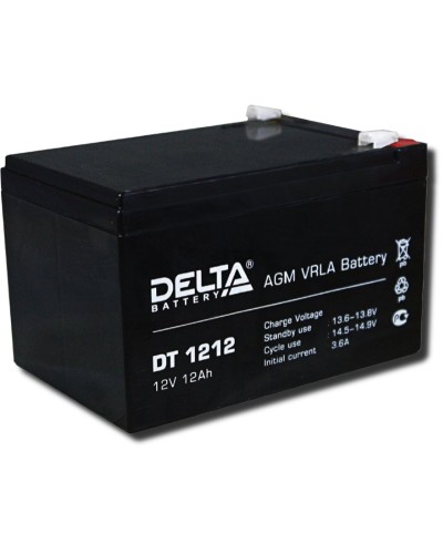 Delta DT 1212. Аккумулятор герметичный свинцово-кислотный. Delta в Тюмени