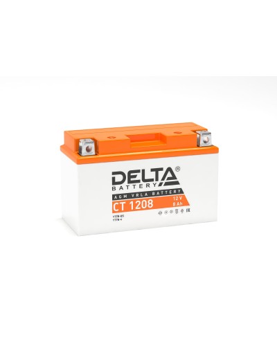 Delta CT 1208. Аккумулятор герметичный свинцово-кислотный стартерный. Delta в Тюмени