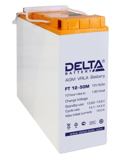 Delta FT 12-50 M. Аккумулятор герметичный свинцово-кислотный. Delta в Тюмени