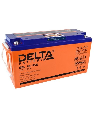 Delta GEL 12-150. Аккумулятор герметичный свинцово-кислотный. Delta в Тюмени