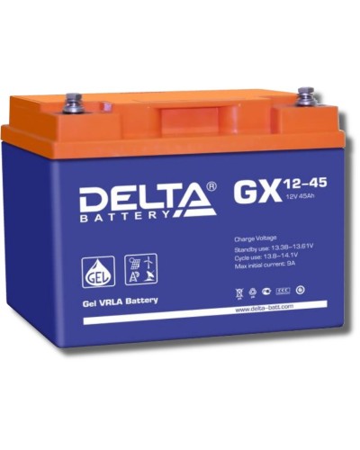 Delta GX 12-45. Аккумулятор герметичный свинцово-кислотный. Delta в Тюмени