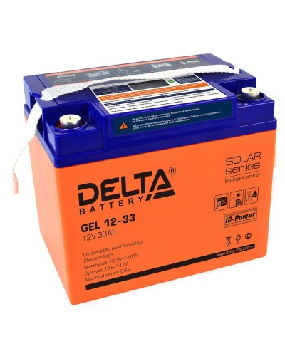 Delta GEL 12-33. Аккумулятор герметичный свинцово-кислотный. Delta в Тюмени
