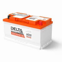 Delta START MASTER AGM 1295 (95 Ah). Аккумулятор автомобильный герметичный свинцово-кислотный. Delta