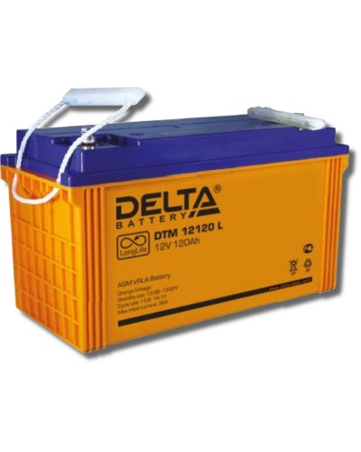 Delta DTM 12120 L. Аккумулятор герметичный свинцово-кислотный. Delta в Тюмени