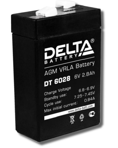 Delta DT 6028. Аккумулятор герметичный свинцово-кислотный. Delta в Тюмени