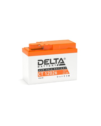 Delta CT 12026. Аккумулятор герметичный свинцово-кислотный стартерный. Delta в Тюмени
