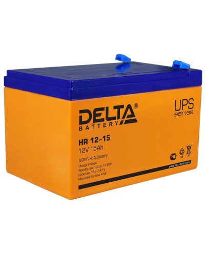 Delta HR 12-15. Аккумулятор герметичный свинцово-кислотный. Delta в Тюмени