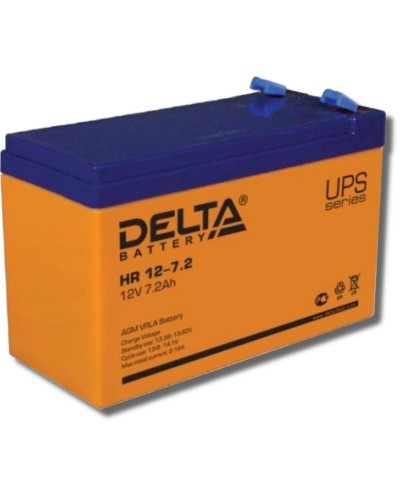Delta HR 12-7.2. Аккумулятор герметичный свинцово-кислотный. Delta в Тюмени