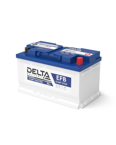 Delta START MASTER EFB 1285 (85 Ah). Аккумулятор автомобильный герметичный свинцово-кислотный. Delta в Тюмени
