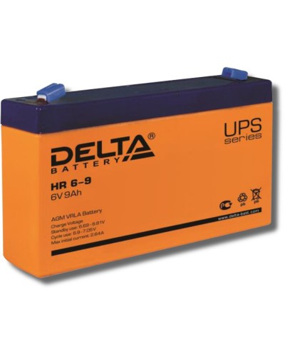 Delta HR 6-9. Аккумулятор герметичный свинцово-кислотный. Delta в Тюмени