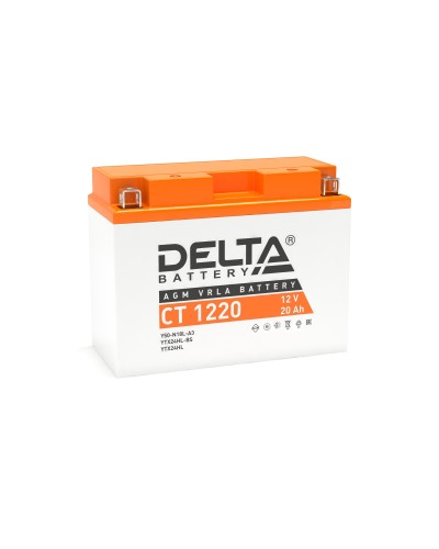 Delta CT 1220. Аккумулятор герметичный свинцово-кислотный стартерный. Delta в Тюмени